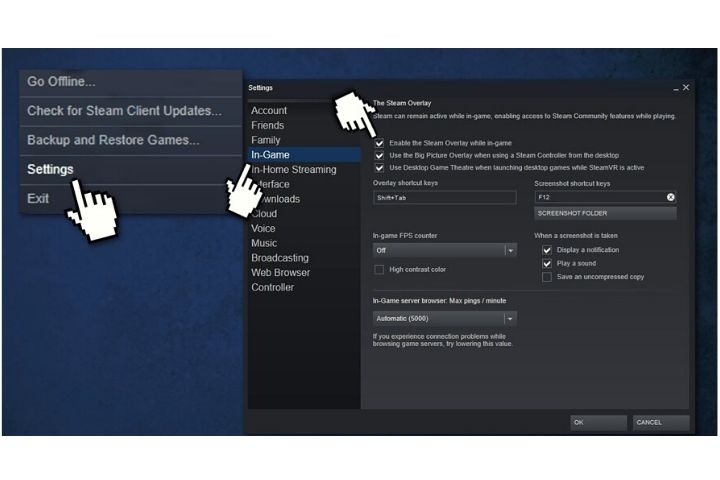 Disable Steam Overlay - TechSplashers